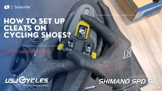 Tutorial: How to Set Up Cleats on Cycling Shoes [Shimano SPD SL]