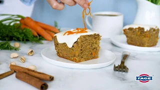 Carrot Ginger Cake with Greek Yogurt Frosting Recipe