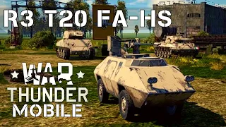 WAR THUNDER MOBILE | R3 T20 FA-HS 🍕