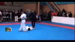 Amazing Karate Knockout Kick - Shinkyokushin