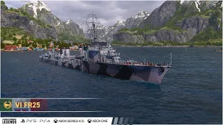 【PS5:WoWS】新艦艇FR25乗ってみる！