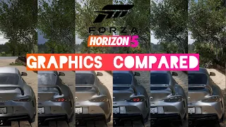 🎮Forza Horizon 5 🎬- All Graphics Comparison , from Very Low to 💥Extreme💥