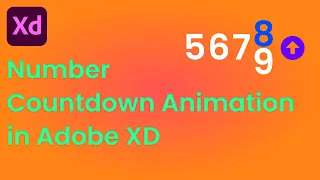 Automatic Number Countdown Animation in Adobe XD