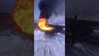 Сжигание нефти