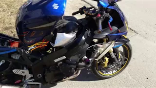 натяжка цепи ГРМ на Suzuki GSX-R 750 К-4