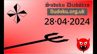 Sudoku diabólico  28/04/2024