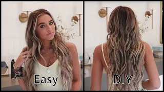 Quick And Easy Beachy Waves! | Hair By Chrissy