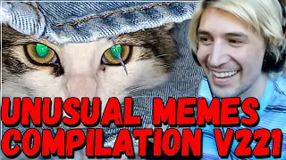 xQc Reacts To: "UNUSUAL MEMES COMPILATION V221"