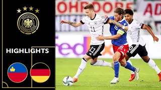 First victory for Flick and DFB | Liechtenstein vs. Germany 0:2 | Highlights | World Cup Qualifier