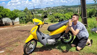 COMPREI UMA MOTO🙏🏼 - Honda Biz 125 2008 Amarela😍