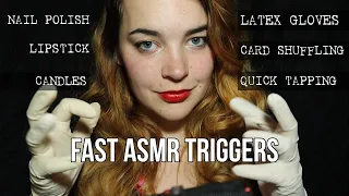 Want ASMR Fast? Quick Tingly Triggers - Pearls, Lipstick, Candles, Tapping [Binaural]