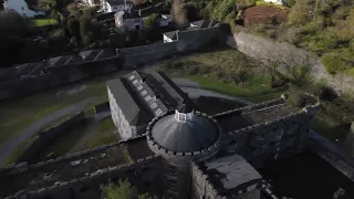 Drone clips Cork City Gaol