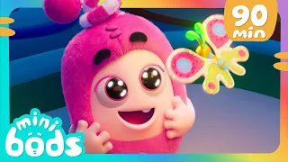 Beautiful Butterfly | Minibods | Mini Oddbods | Baby Oddbods | Funny Cartoons For Kids