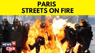 Paris Is Burning | Protesters Set France Ablaze | Videos Show Paris Burning In Protest | News18