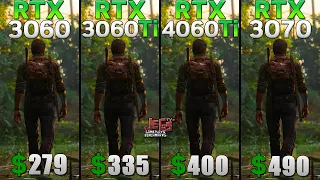 RTX 4060 Ti vs RTX 3060 vs RTX 3060 Ti vs RTX 3070 Tested in 15 games