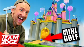 We made the CRAZIEST Mini Golf Course!! | Disney Edition