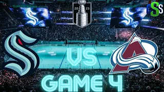 Seattle Kraken vs Colorado Avalanche, Stanley Cup Playoffs Round 1 game 4 pregame introduction video