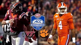 Virginia Tech vs. Clemson: 2016 ACC Football Championship On The Line