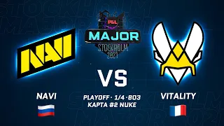 [RU] NAVI vs Vitality • Nuke • Champions Stage • PGL Major Stockholm 2021