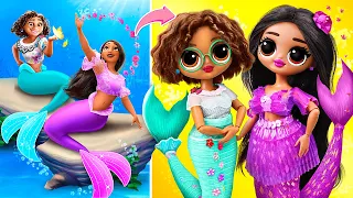 Encanto Characters Became Mermaids! 35 LOL OMG DIYs