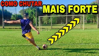 O CHUTE MAIS FORTE DO MUNDO | COMO CHUTAR MAIS FORTE