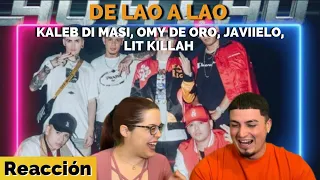Reacción a DE LAO A LAO con KALEB DI MASI, JAVIIELO, OMY DE ORO, LIT KILLAH Y DJ TAO