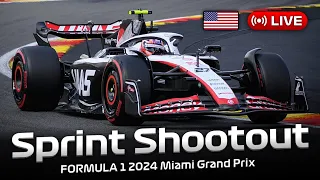 [LIVE] F1 Miami Grand Prix 2024 - SPRINT SHOOTOUT Watchalong | Live Timing