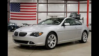 2005 BMW 645ci Silver