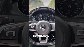 Golf GTE 1.4 Tfsi 0-100 Acceleration Stock 204HP