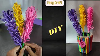 DIY Flower  Paper Craft  Making at Home |  Tutorial Very Easy | DIY Festival Decoration ideas |