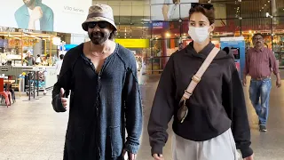 Disha Patani & Bobby Deol Spotted At Airport