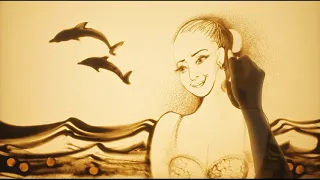 Amazing Sand Art. Roman & Irina LOVE STORY