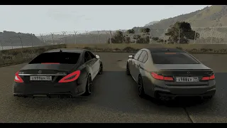 ЗЛОЙ CLS 63S AMG ПРОТИВ M5 F90 COMPETITION В BEAMNG DRIVE