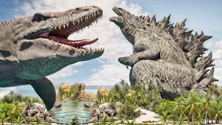 Colossal Godzilla Crushes Supermassive Mosasaurus