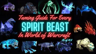 Taming guide for EVERY Spirit Beast  in WoW