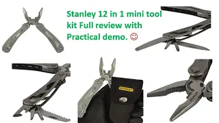 Stanley 12 in 1 Mini tool kit|Complete Review| Practical Demo