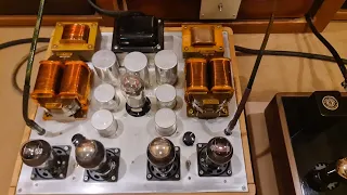 AD-1 Single Ended Triode Tube Amp -  Valvo EL-11 as driver - DIY , very clean !