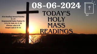Today's Catholic Holy Mass Reading And Gospel [08/06/2024] #gospelreadingfortoday #todaymassreadings