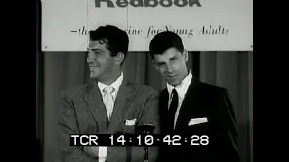 Dean Martin Jerry Lewis 1953 Redbook Awards with Marilyn Monroe and Leslie Caron.