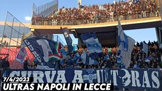 ULTRAS NAPOLI IN LECCE || Lecce vs SSC Napoli 7/4/2023