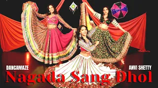 Nagada Sang Dhol | Deepika Padukone | Dancamaze x Anvi | Navratri Special | Garba Choreography