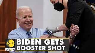 Joe Biden gets second covid-19 booster shot, pushes for vaccinations and funding | World News