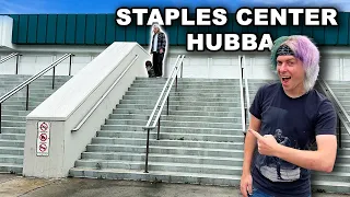 Skating the Staples Center Hubba in 2023!? - Spot History Ep. 4