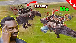 The best match with The Dinosaur | Pubg mobile