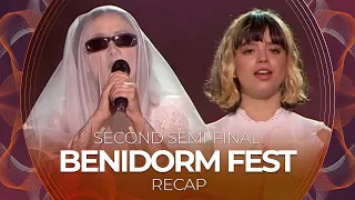 Benidorm Fest 2022 (Spain) | Second Semi-Final | RECAP