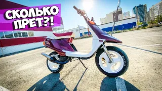 YAMAHA CHAMP "СТАНТИЛО" | НИШТЯКИ MALOSSI, ATHENA | ПРОБУЮ ВЫЖАТЬ МАКСИМАЛКУ | #5