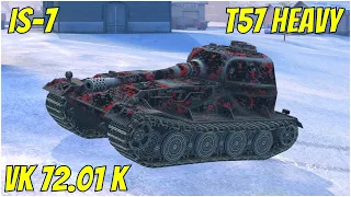 T57 Heavy, IS-7 & VK 72.01 K ● WoT Blitz