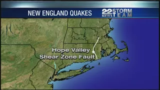 How common earthquakes are on the East Coast