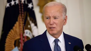 White House Press Secretary cuts off Joe Biden during media conference