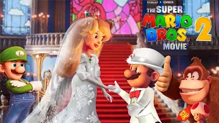 The Super Mario Bros Movie scene. The wedding of Mario and Princess Peach inside the castle ❤️✨| C..